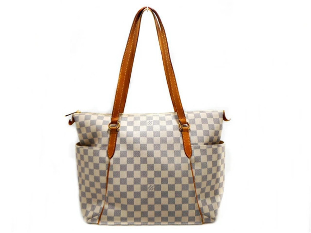 LOUIS VUITTON Totally Tote Bag Azur White